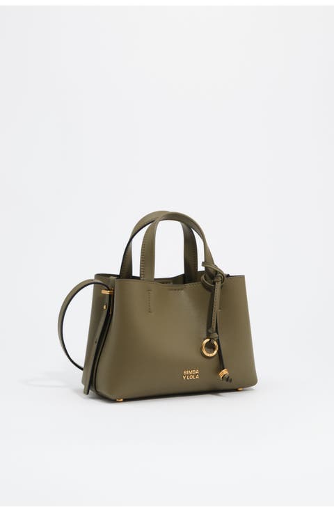 Small Leather Chihuahua Tote