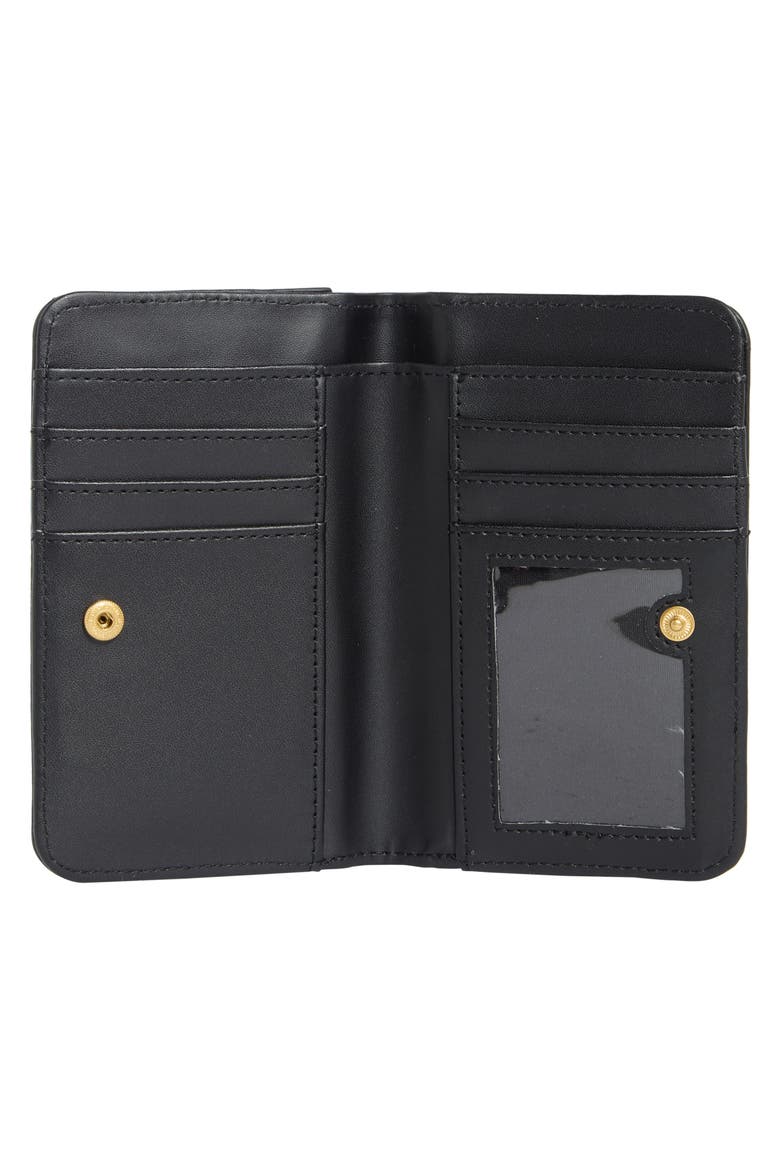 Reade Faux Leather Bifold Wallet, Alternate, color, BLACK