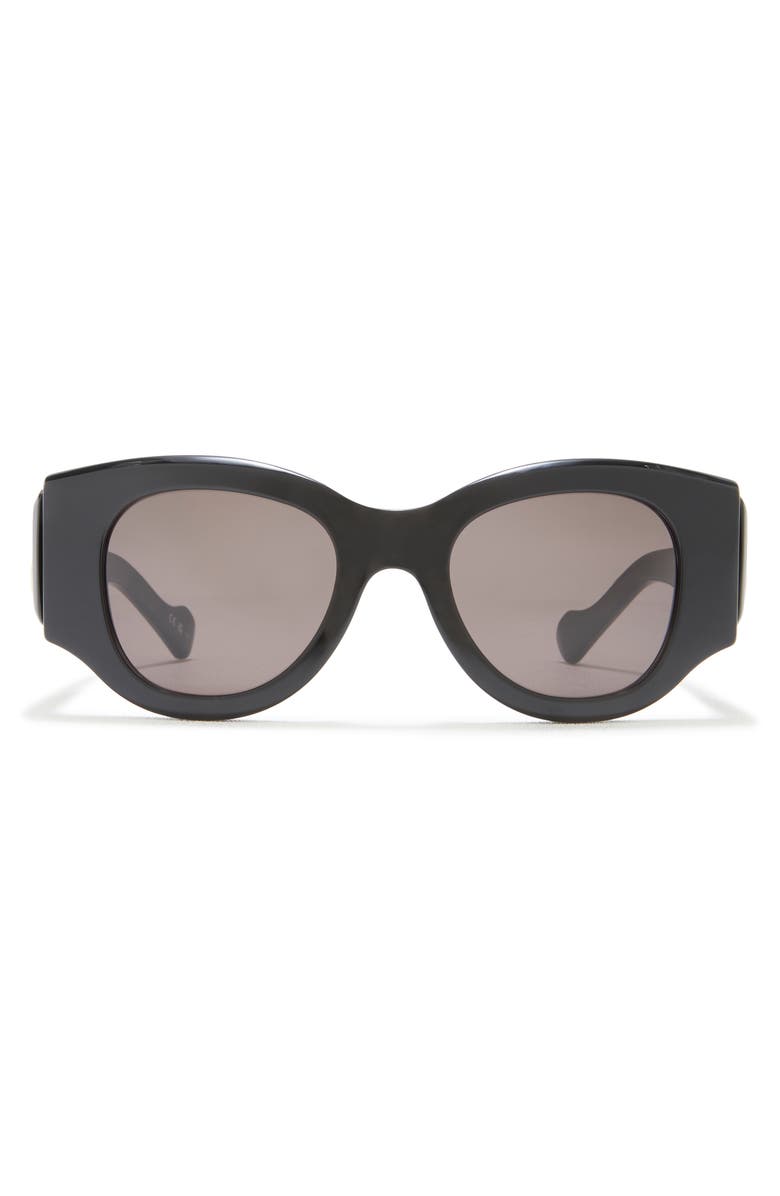 Balenciaga 50mm Round Sunglasses, Main, color,