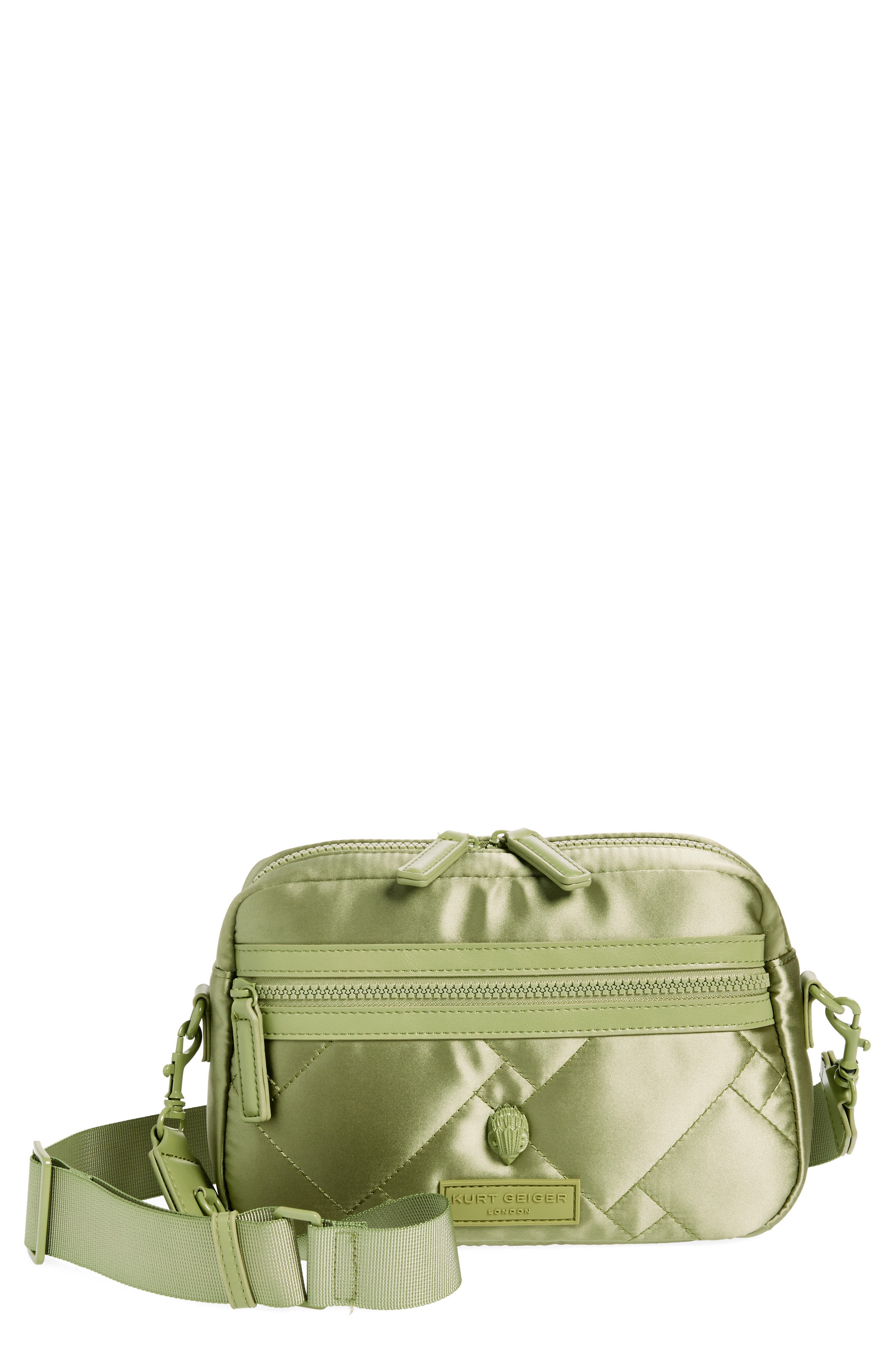Kurt Geiger London Satin Crossbody Bag, Main, color, 