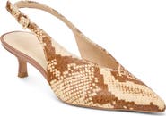 Dolce Vita Alenna Slingback Pointed Toe Kitten Heel Pump