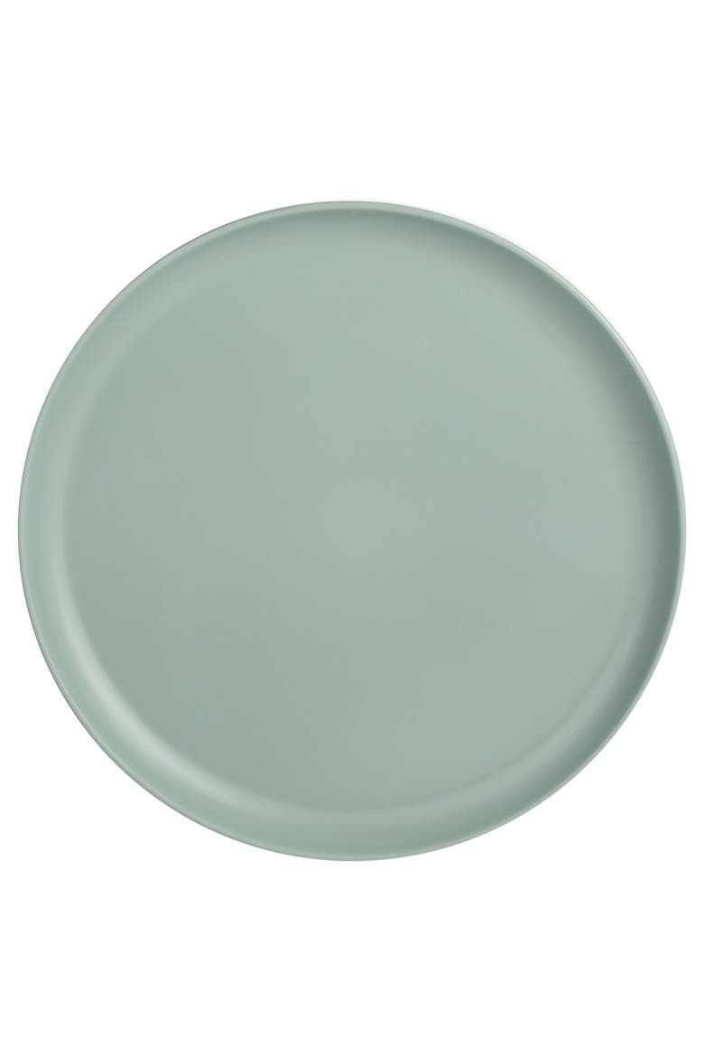 Canyon Crest 12 Piece Stackable Melamine Dinnerware Set, Alternate, color, Green