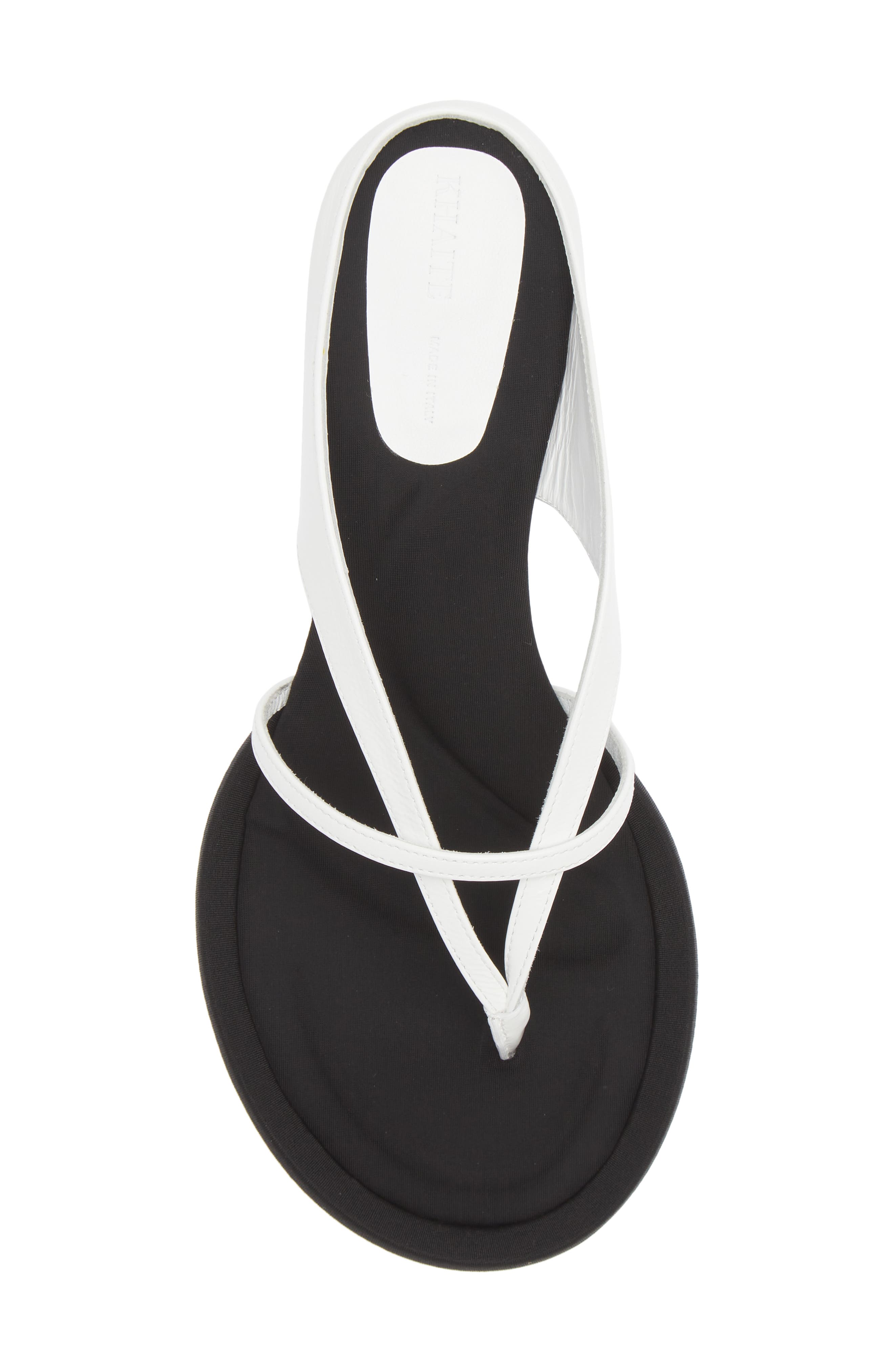 Monroe Kitten Heel Sandal, Alternate, color, WHITE