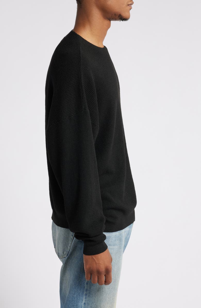 Fear of God Essentials Gender Inclusive Waffle Knit Crewneck Sweater, Alternate, color,