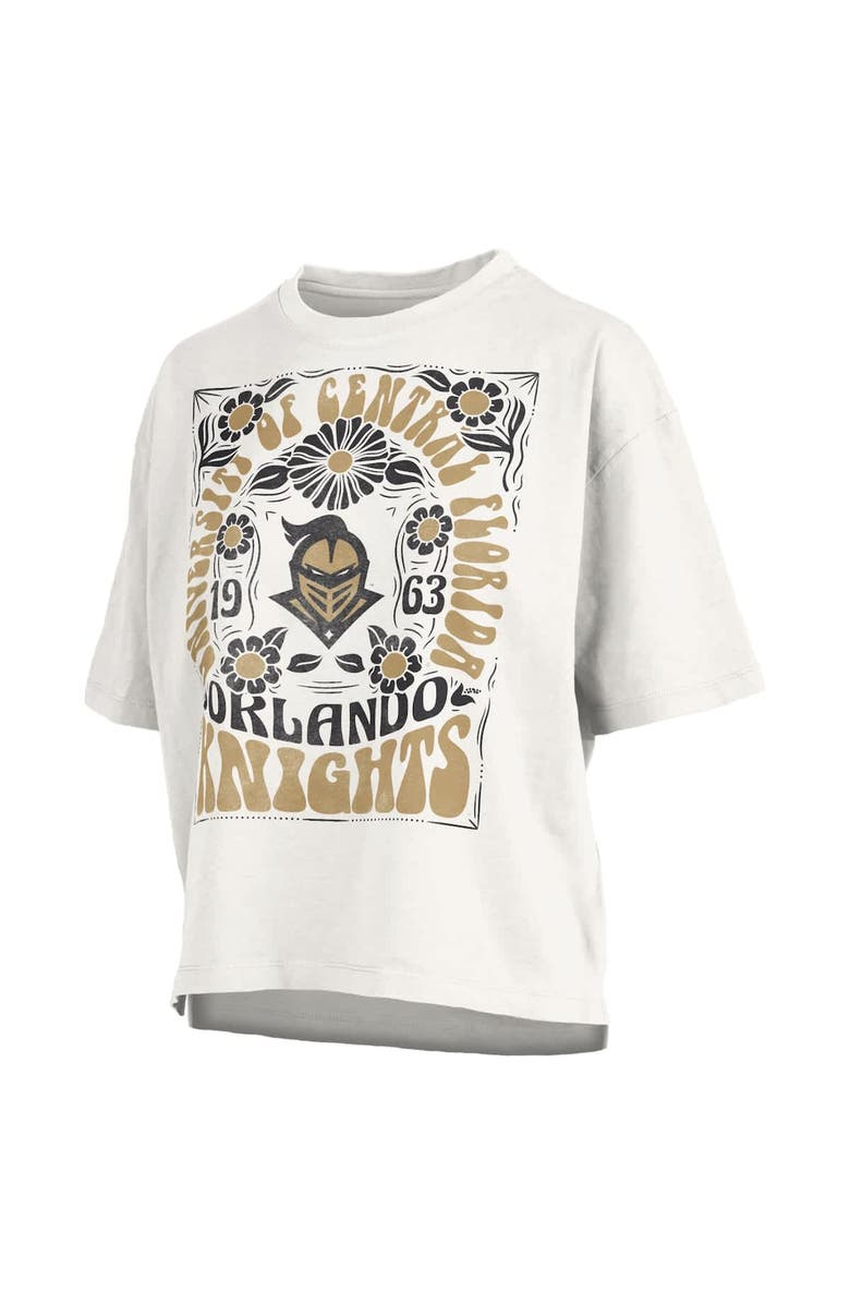PRESSBOX Women's Pressbox White UCF Knights Harmony Oversized T-Shirt, Alternate, color, White