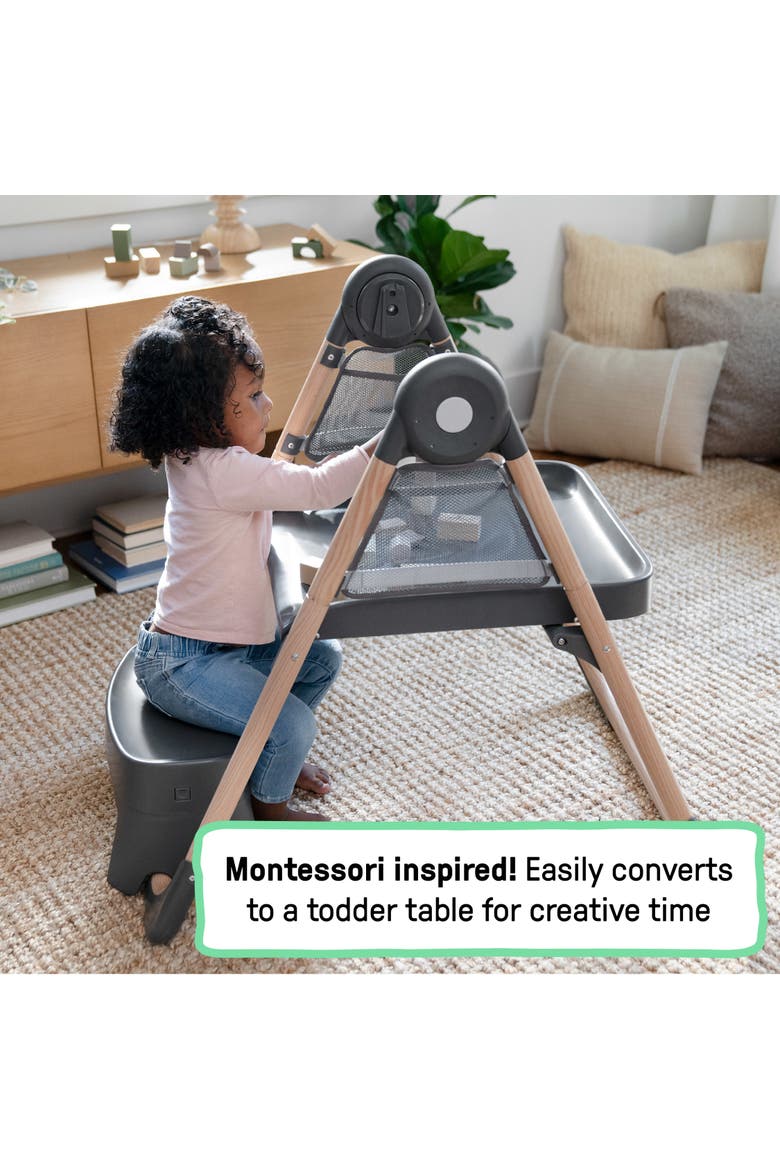 Proper Positioner Create Up! Multi-Mode Folding High Chair, Alternate, color, GREY