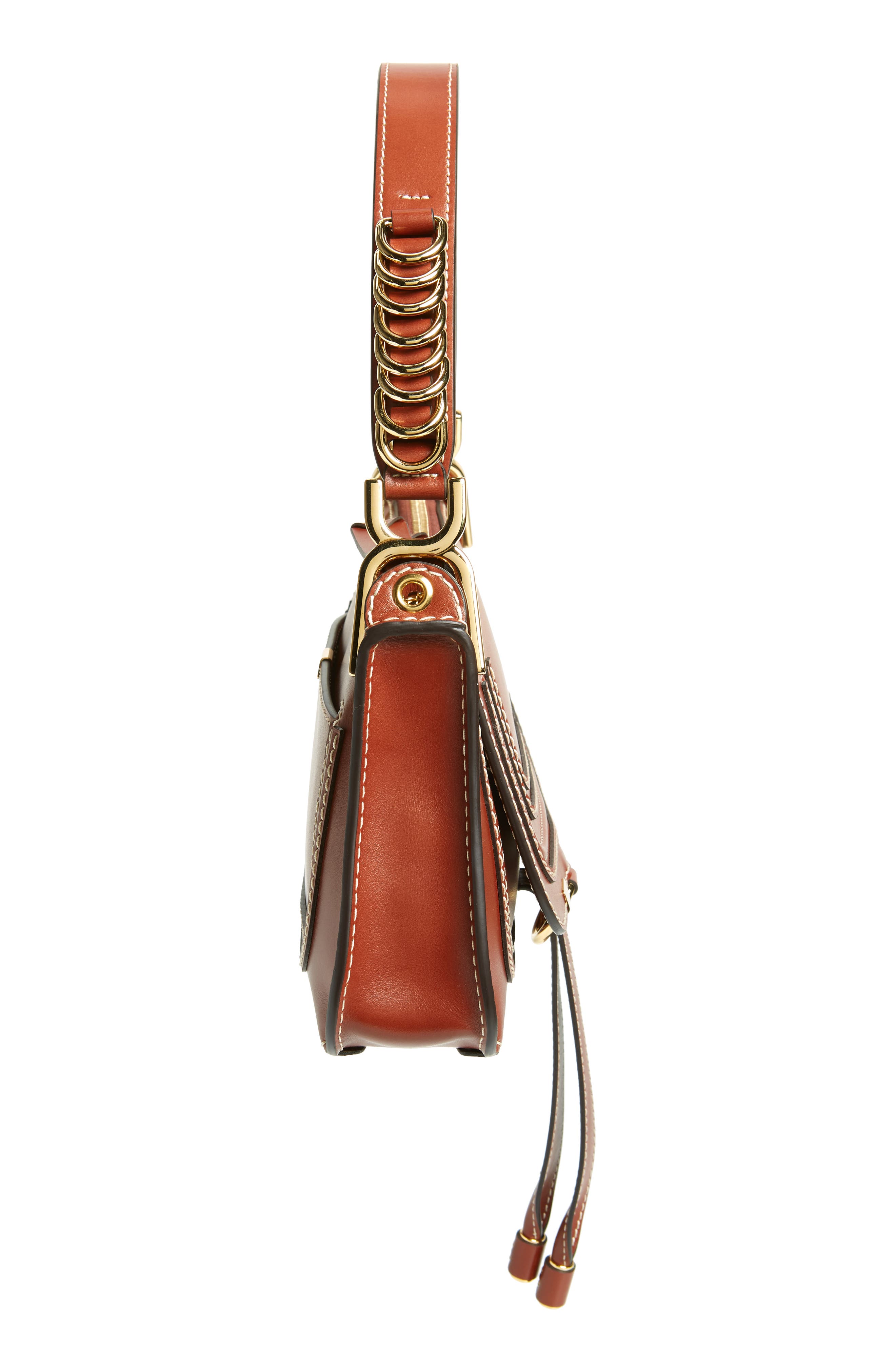 Chloé Mini Marcie Lizard Embossed Leather Satchel, Alternate, color, 