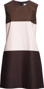 Marimekko Malli Hennika Marimini Colorblock Cotton Shift Dress