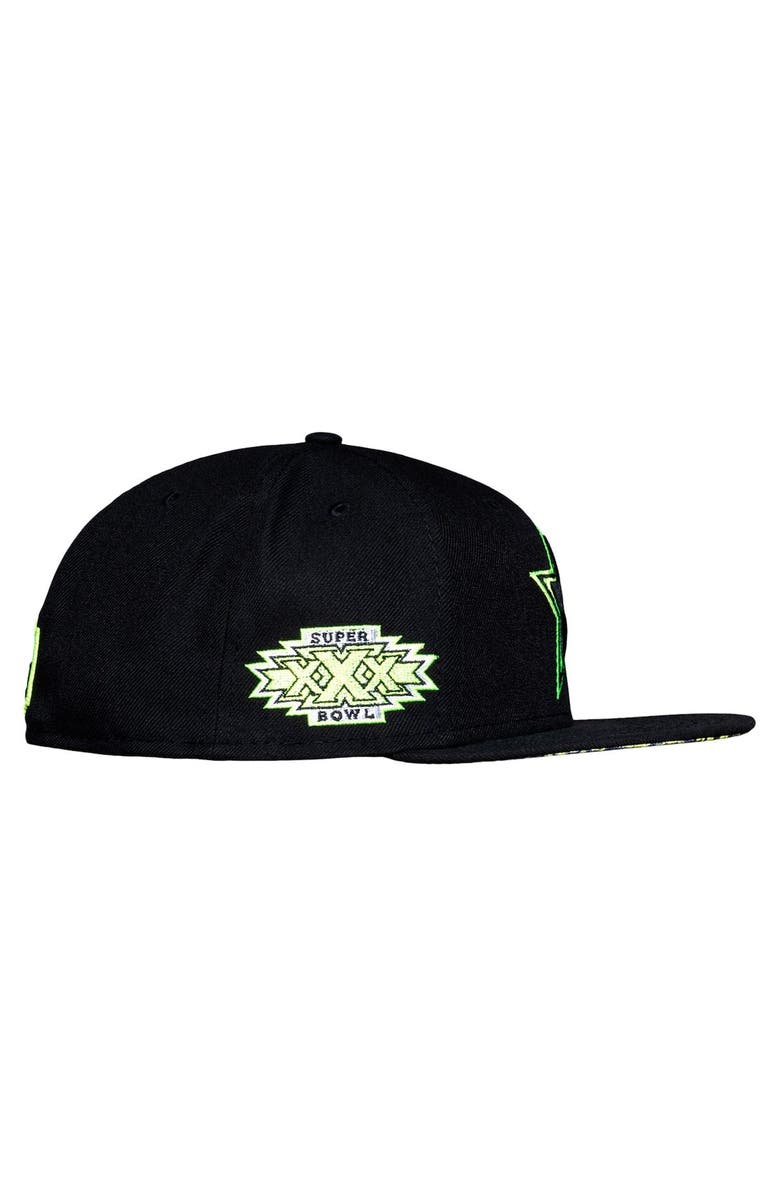 New Era Men's New Era Black Dallas Cowboys Super Bowl XXX Summer Pop 59FIFTY Fitted Hat, Alternate, color, 