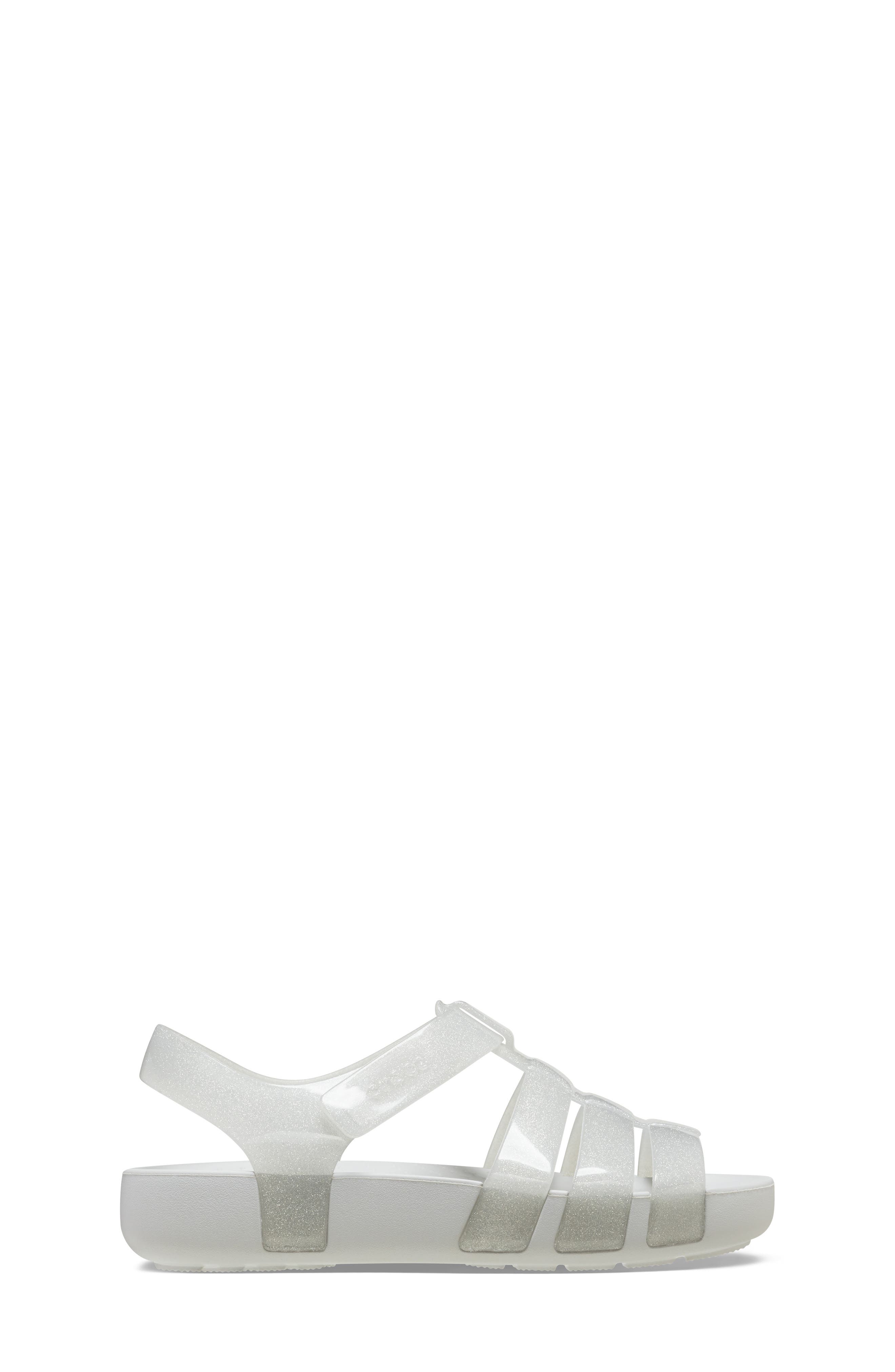 Kids' Isabella Glitter Sandal, Main, color, SILVER GLITTER