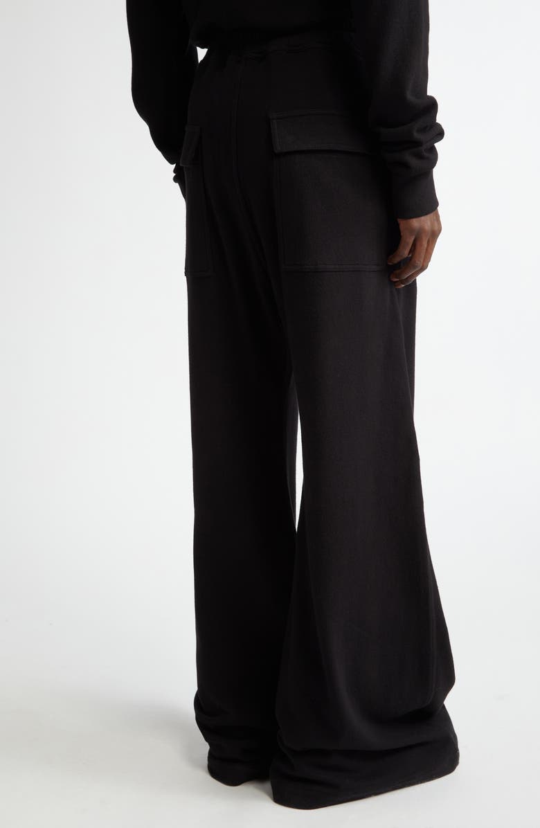 Moncler x Rick Owens Belas Wide Leg Cotton Sweatpants, Alternate, color, 