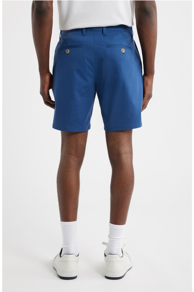 Jupiters Stretch Cotton Blend Chino Shorts, Alternate, color, LAKE