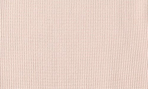 Quincy Mae Ruffle Collar Long Sleeve Waffle Bodysuit In Brown