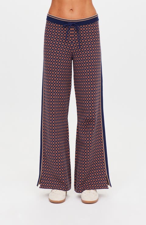 Lumiere Juniper Geometric Knit Pants
