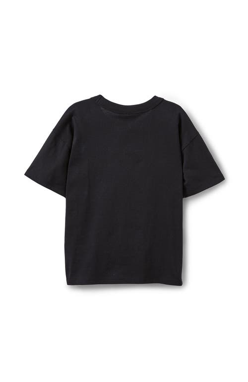 Cotton On Kids Kid's Licensed Drop Shoulder Short Sleeve Tee In Black Tmnt Pizza Time