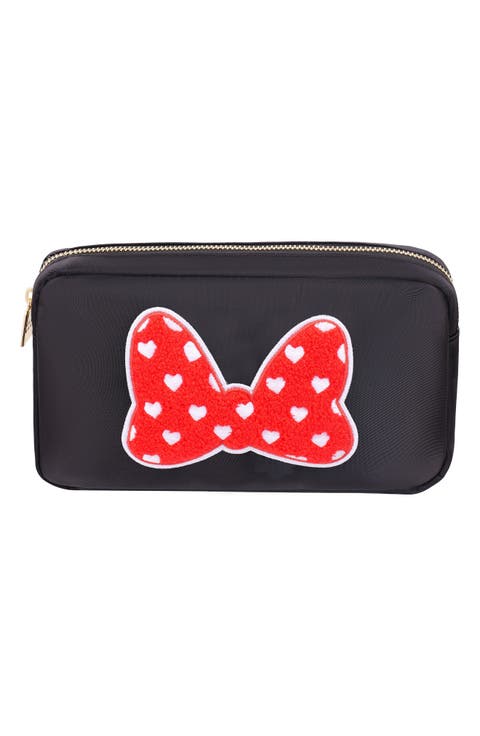 Medium Heart Bow Cosmetics Bag