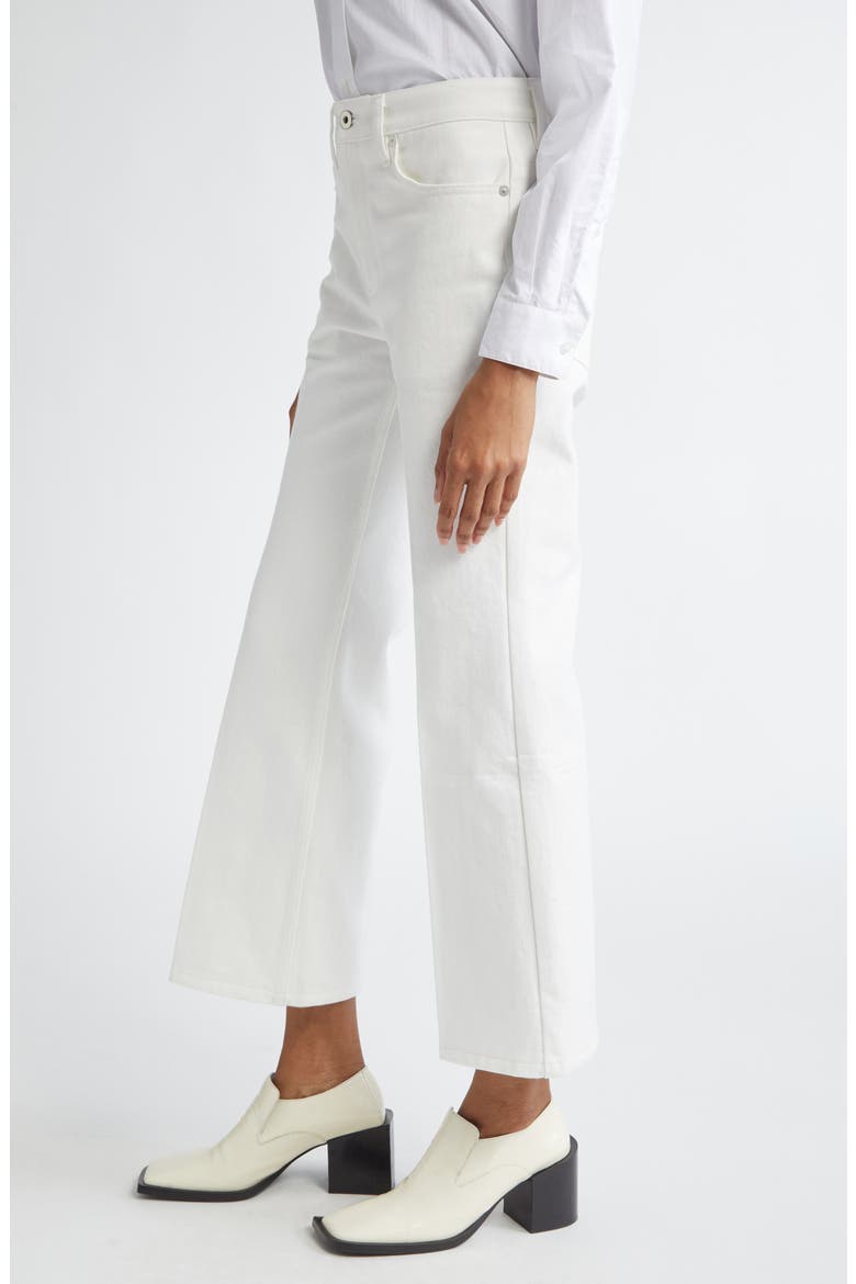 Crop Flare Leg Jeans, Alternate, color, OPTIC WHITE