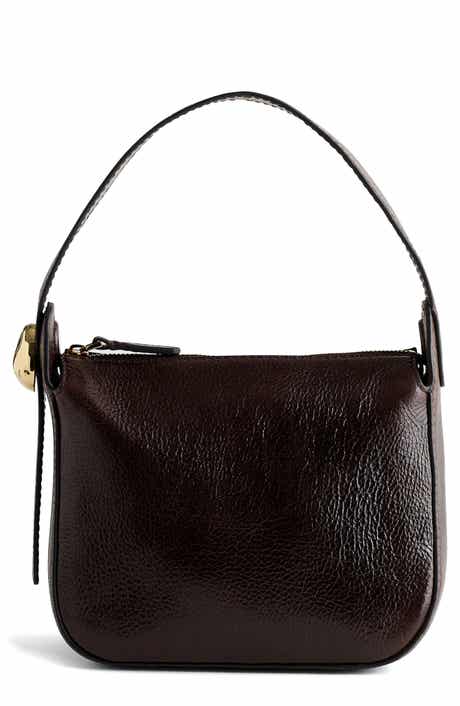 The Sculpted Metal Wristlet Bag
