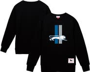 Mitchell & Ness Men's Mitchell & Ness Black Detroit Lions Basic Fleece Pullover Sweatshirt
