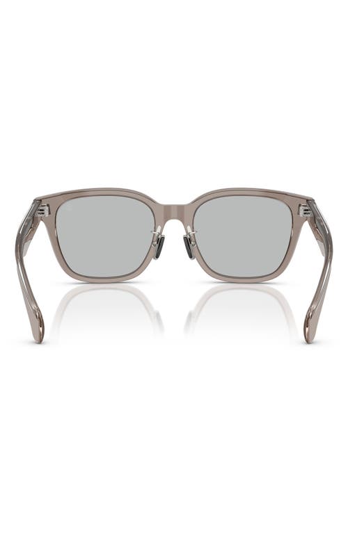 Moncler Claro 54mm Polarized Square Sunglasses In Grey