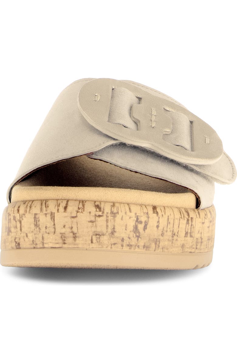 Gabor Platform Slide Sandal, Alternate, color, Oak