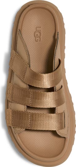Goldenglow Platform Slide Sandal