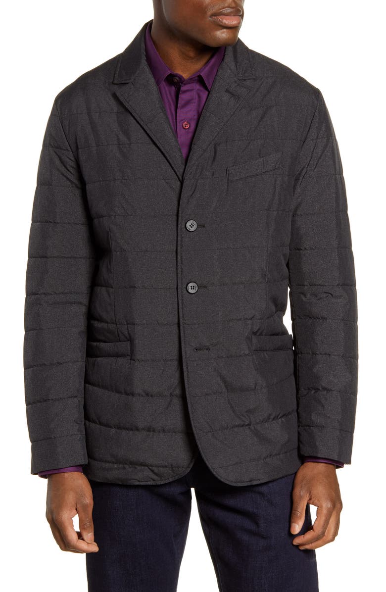 Robert Graham Tech Downhill Regular Fit Water Resistant Quilted Jacket, Alternate, color, 