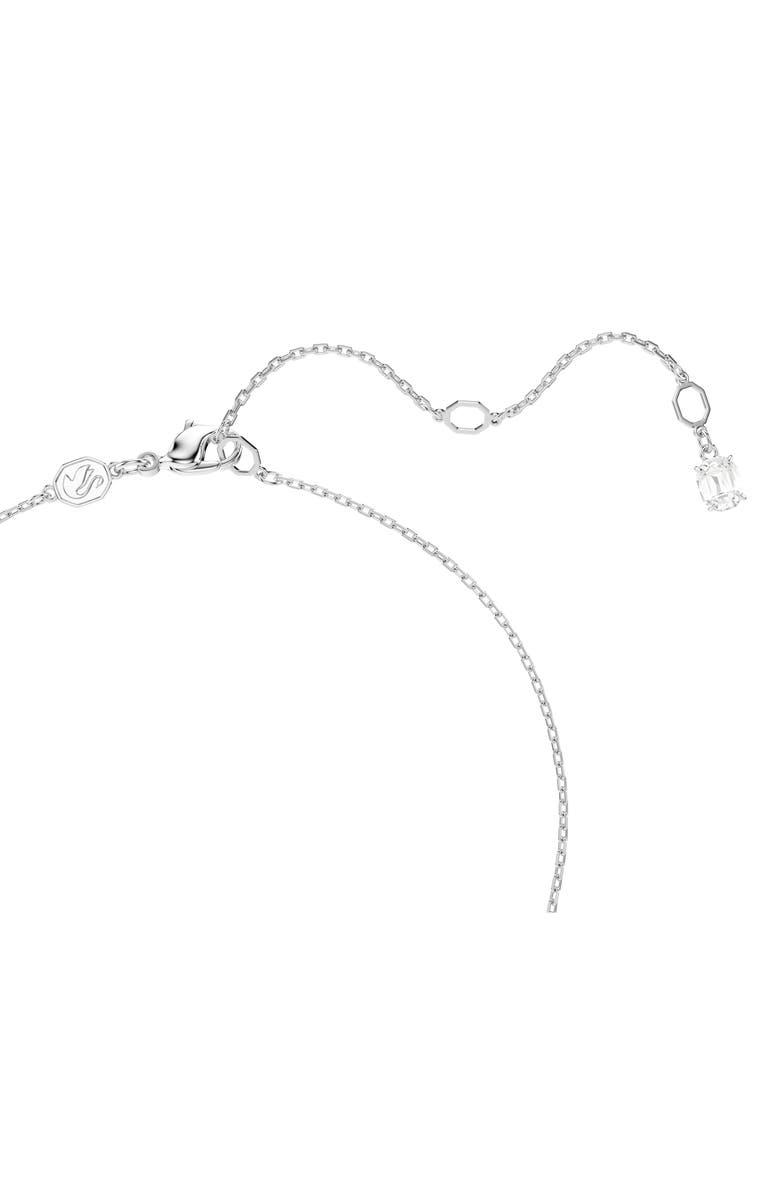 Swarovski Matrix Pendant Necklace, Alternate, color, Blue/ Silver