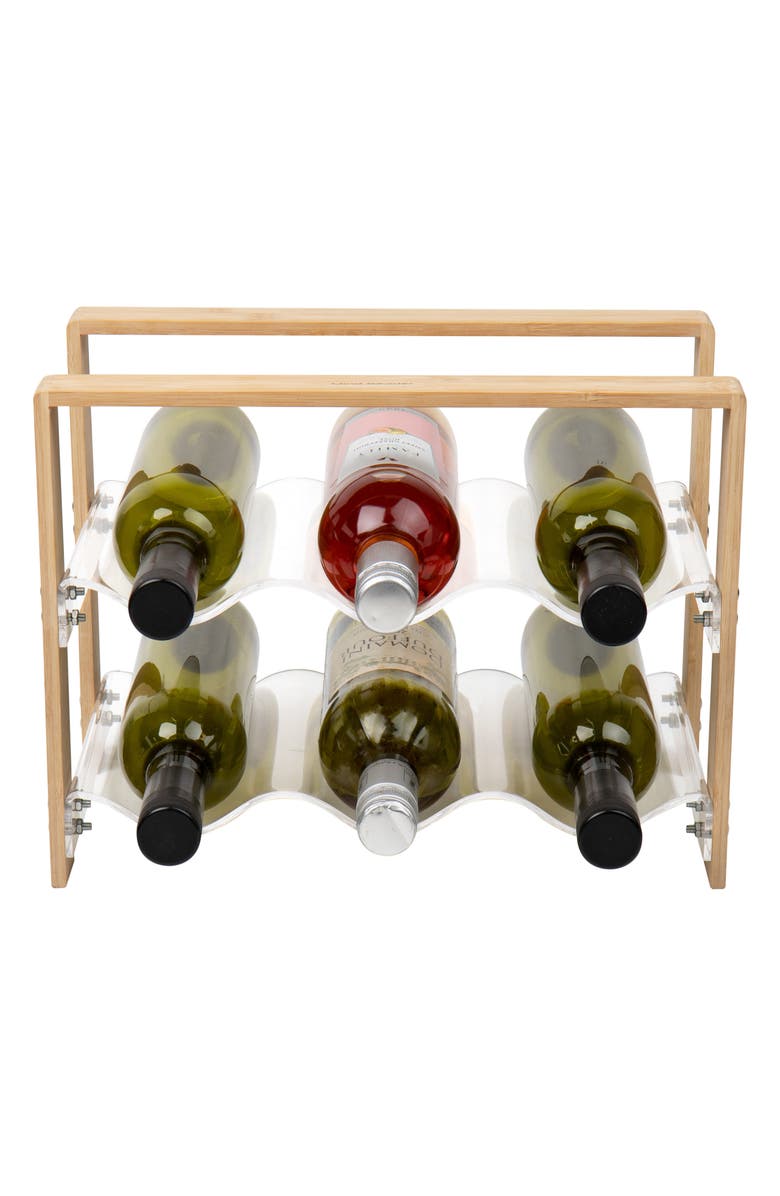 MIND READER 6-Bottle Wine Rack, Alternate, color, 