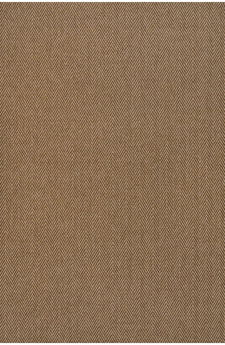 JONATHAN Y Rowena Easy Jute Scandinavian Boho Herringbone Weave Indoor/Outdoor Area Rug, Main, color, Brown