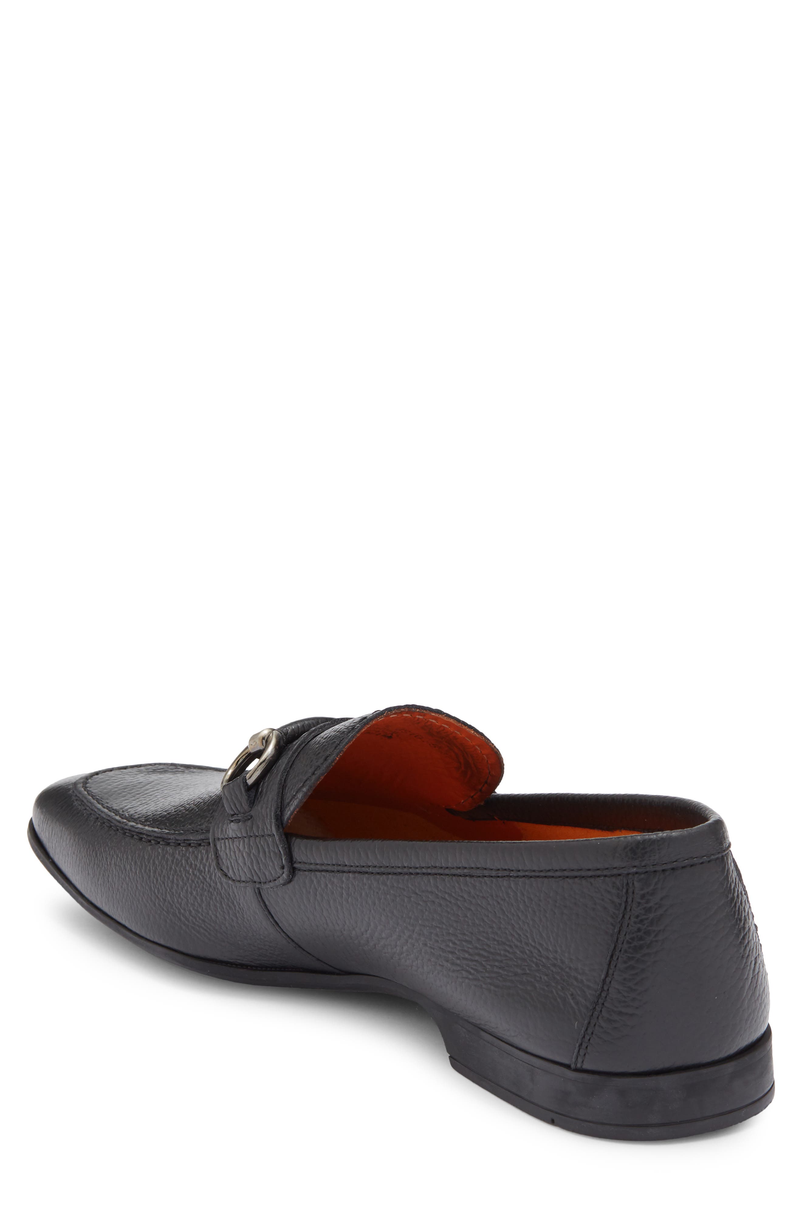 Magnanni Naza Bit Loafer, Alternate, color, Black Pebble