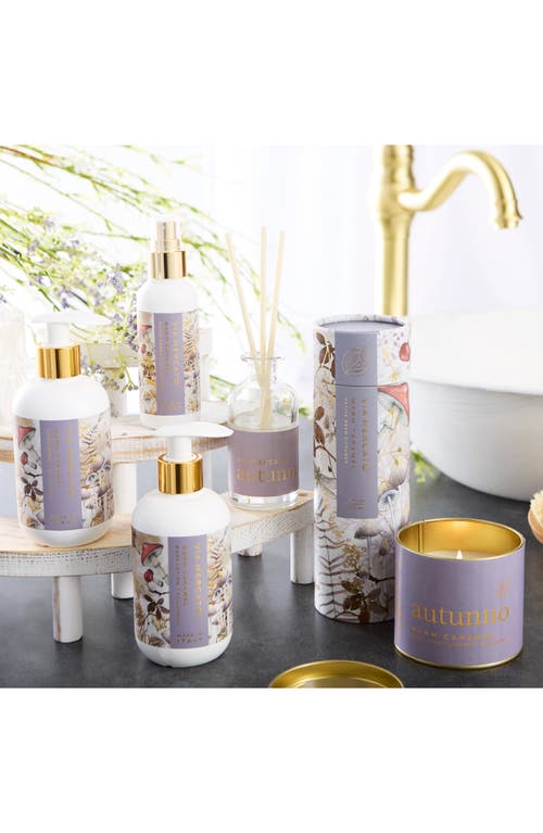 Via Mercato Autunno Warm Caramel Candle In Purple