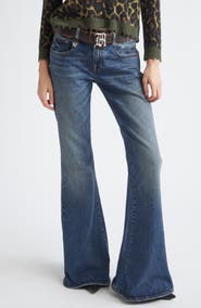 R13 Overflow Boyfriend Flare Jeans