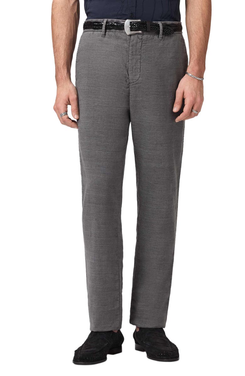 John Varvatos Flint Straight Leg Pants, Main, color, Flagstone Grey