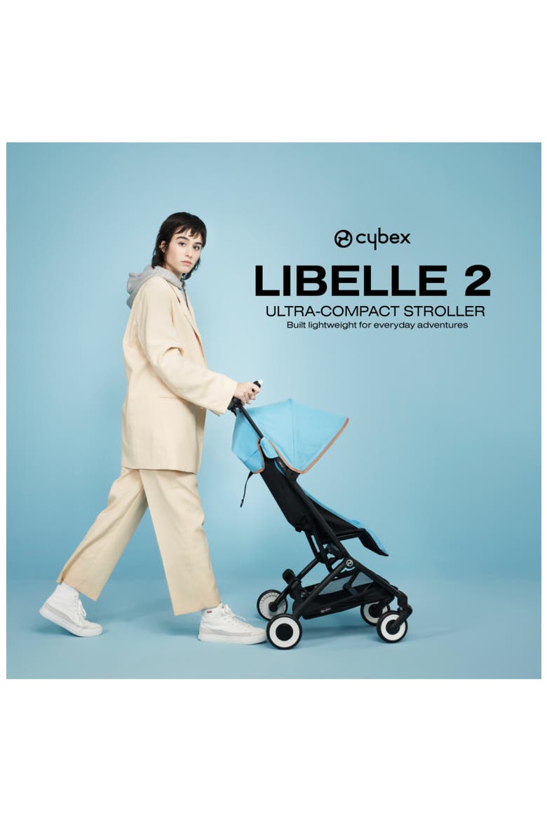 Libelle 2 Ultracompact Lightweight Travel Stroller, Alternate, color, MAGIC BLACK