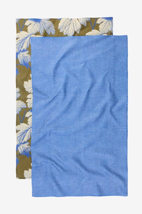 Geometry Kitchen Tea Towel Set in Wildshade Rain  product