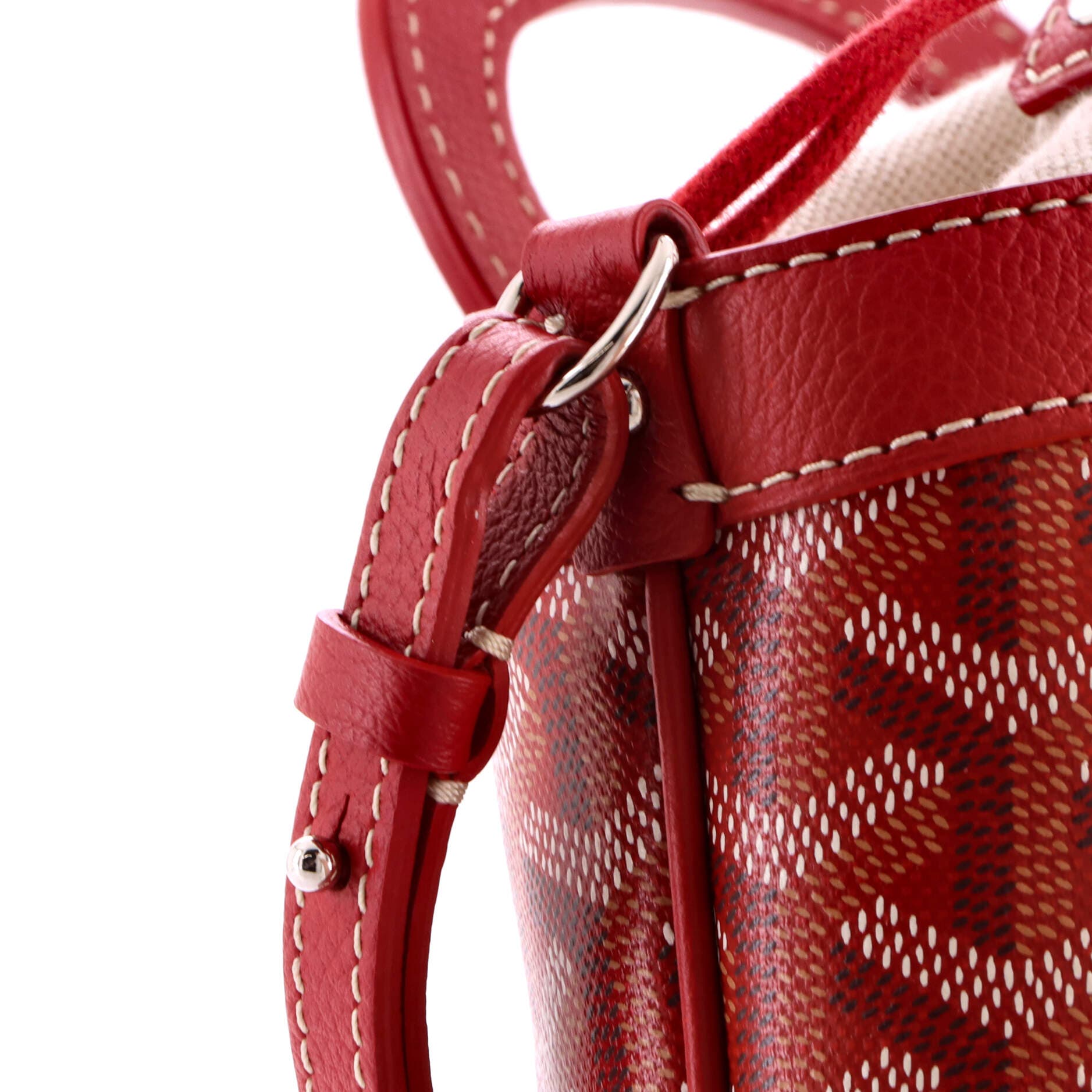 Beluga Bag Coated Canvas Mini, Alternate, color, Red