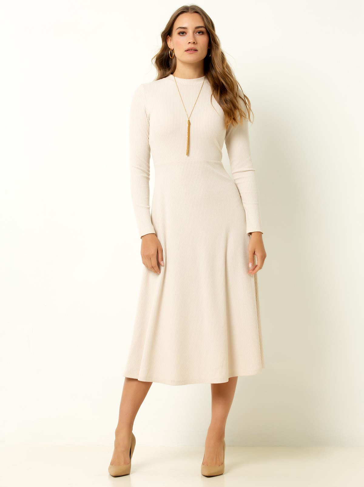 Women's Long Sleeve Midi Dresses | Nordstrom