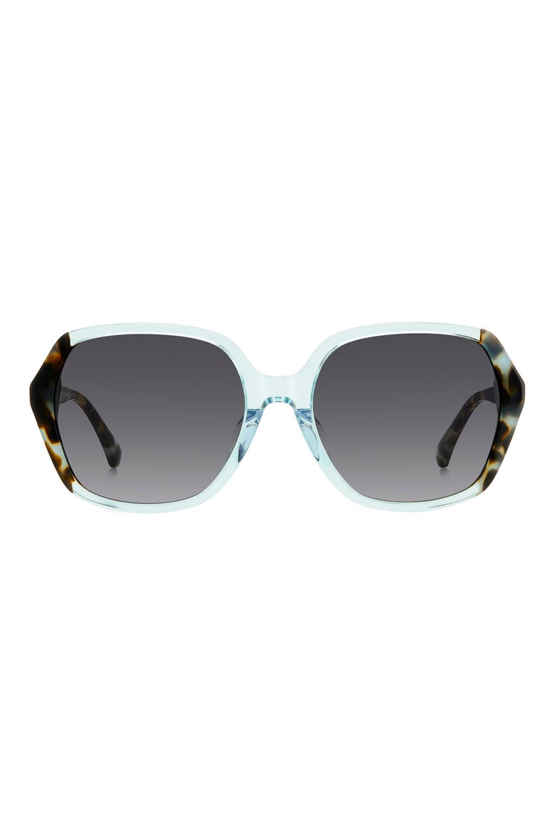 ellery 57mm square sunglasses, Main, color, BLUE