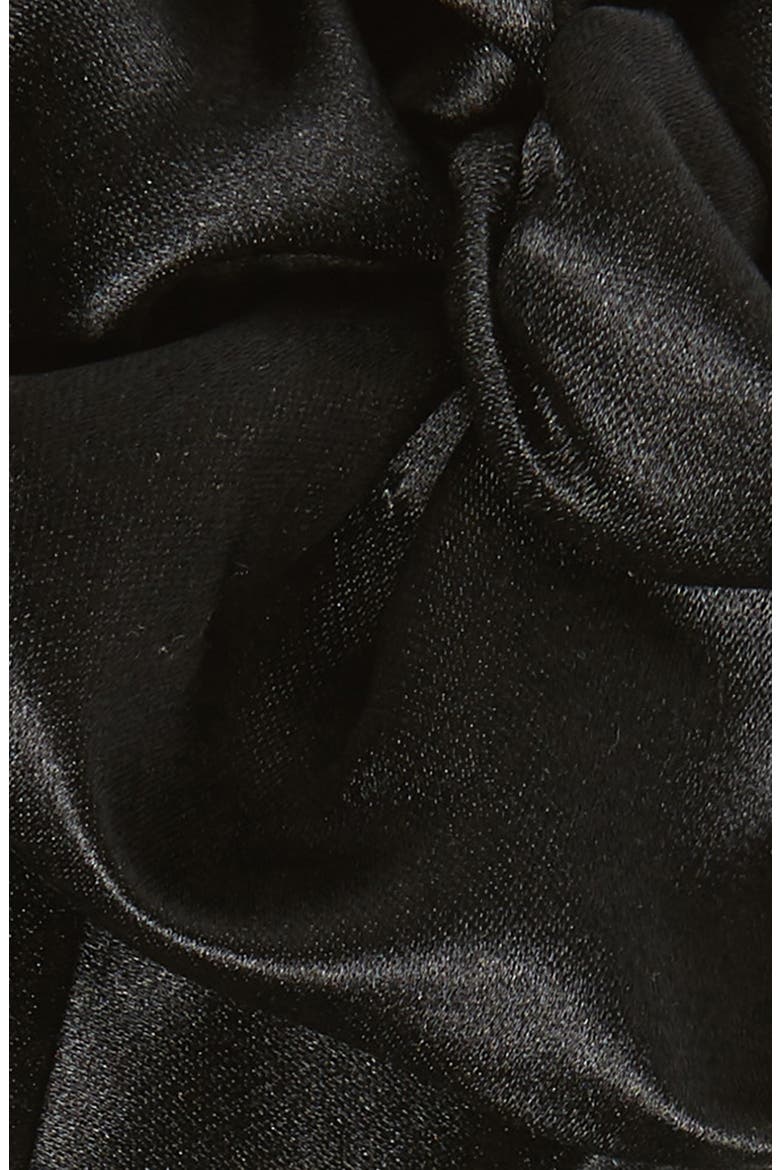 Triple Rosette Headband, Alternate, color, BLACK