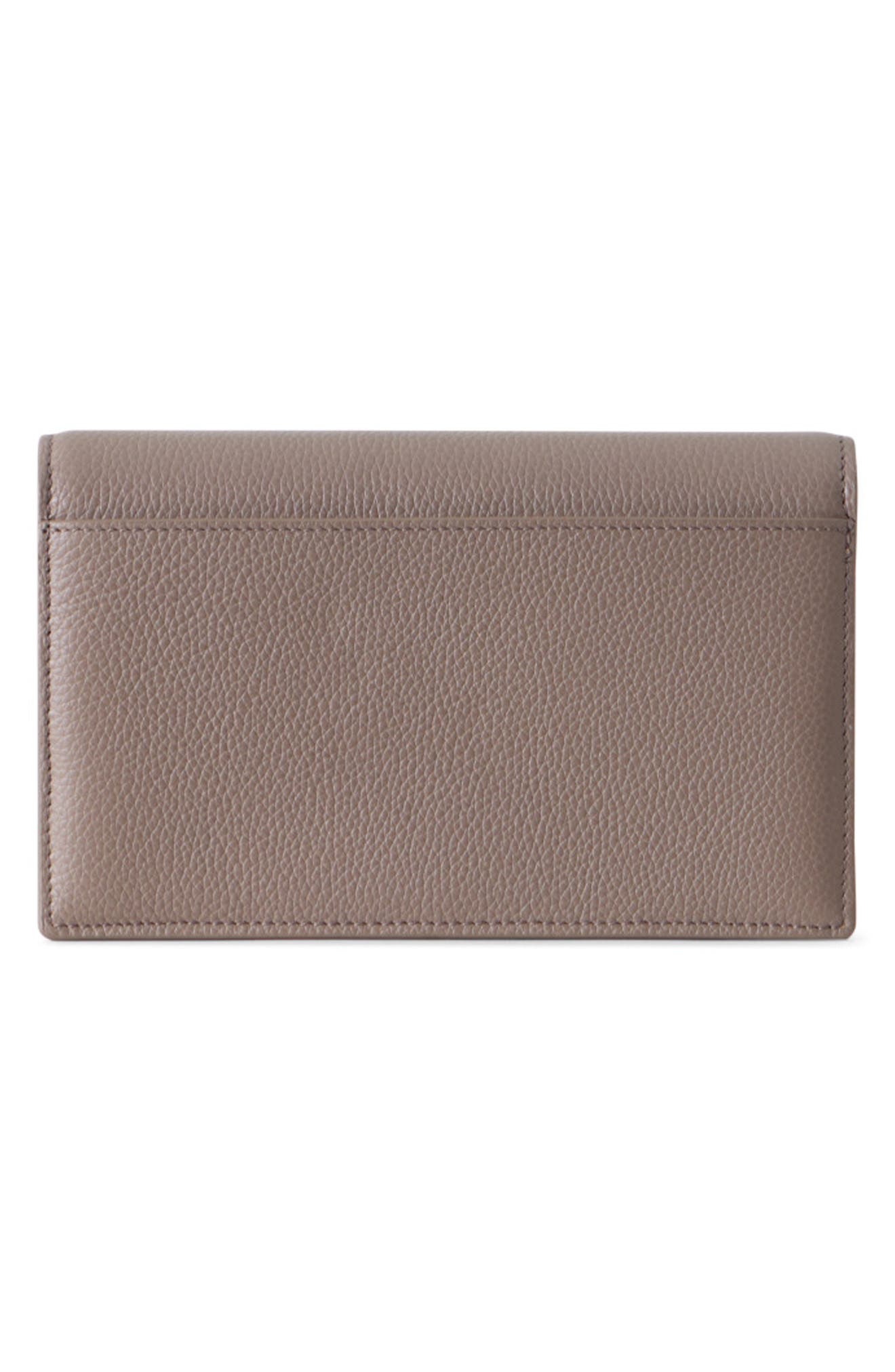 Anouk Leather Wallet on a Chain, Alternate, color, TAUPE