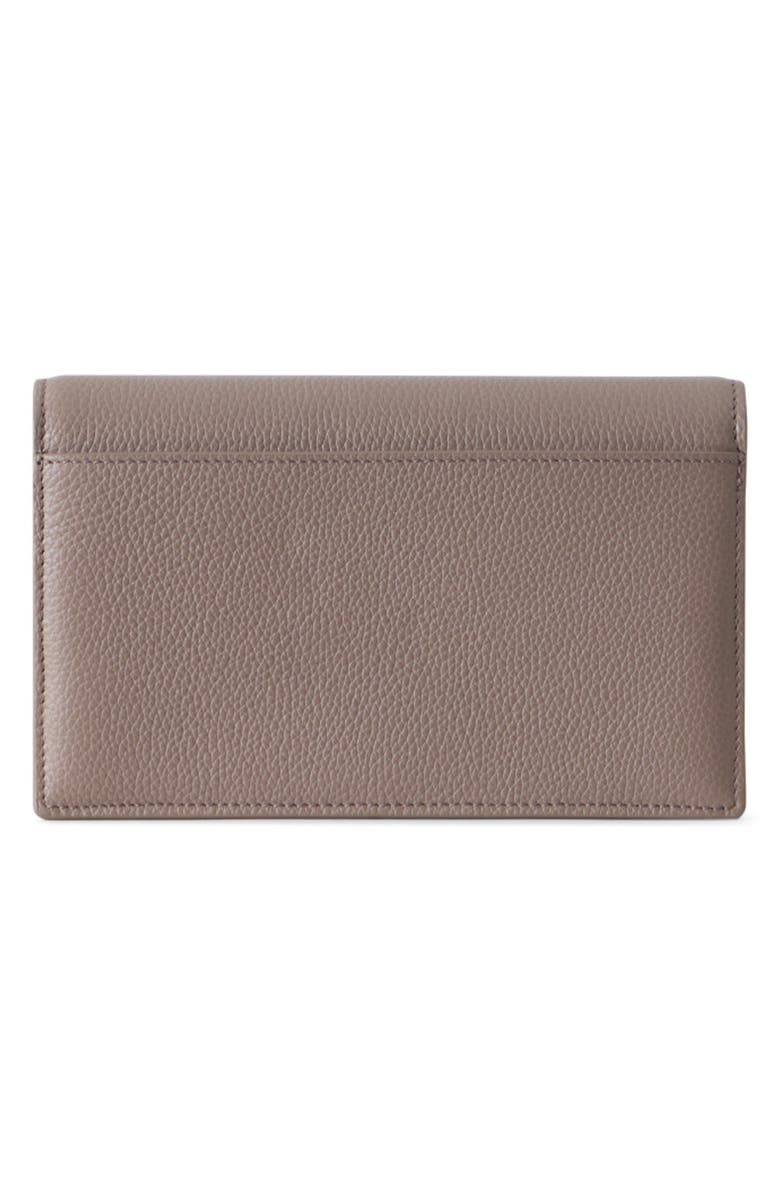 Akris Anouk Leather Wallet on a Chain, Alternate, color, Taupe