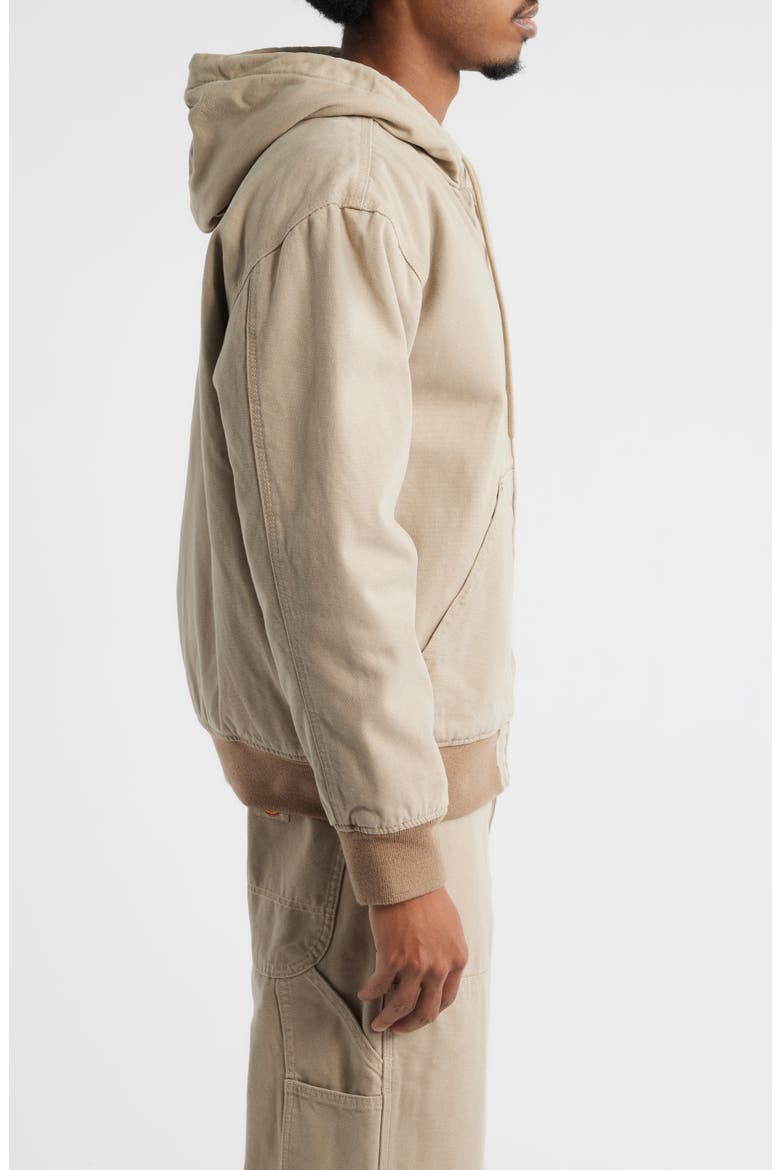 Hilham Hooded Canvas Jacket, Alternate, color, DESERT SAND