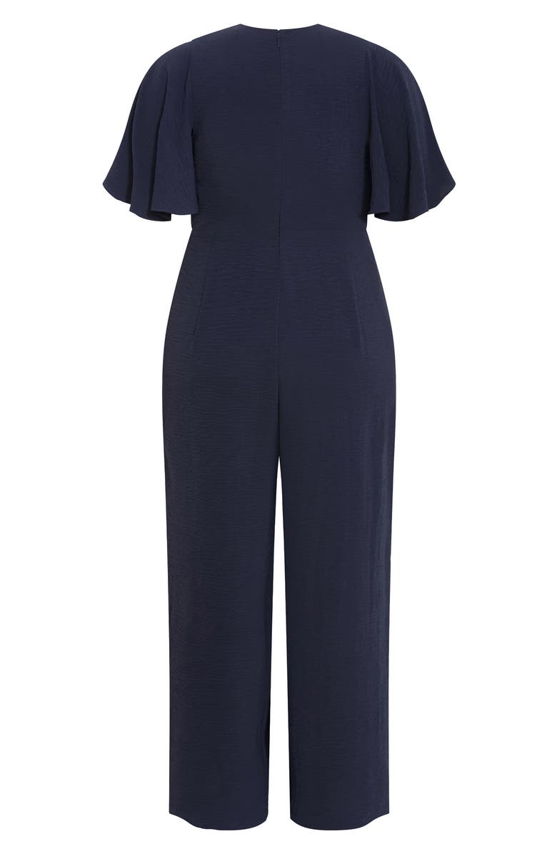 City Chic Braelynn Short Sleeve Jumpsuit, Alternate, color, 