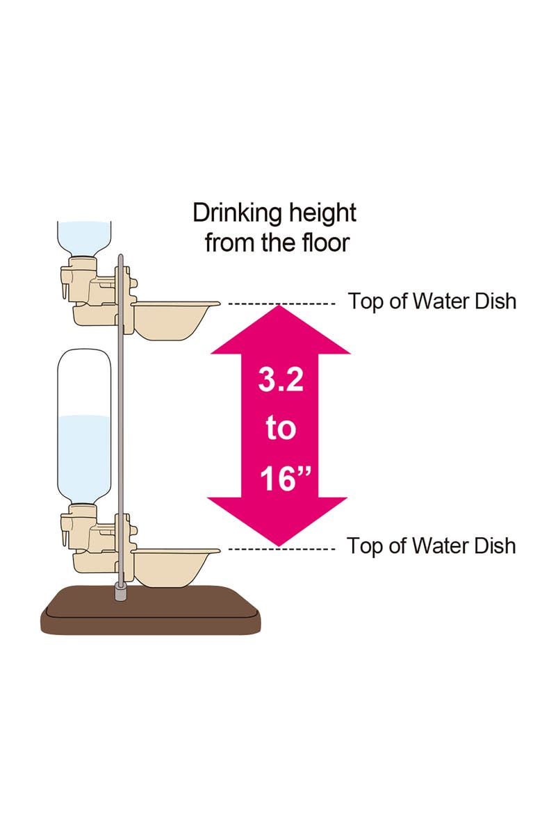 Richell Water Stand for Pet Rehydration Station, Alternate, color, Multicolored