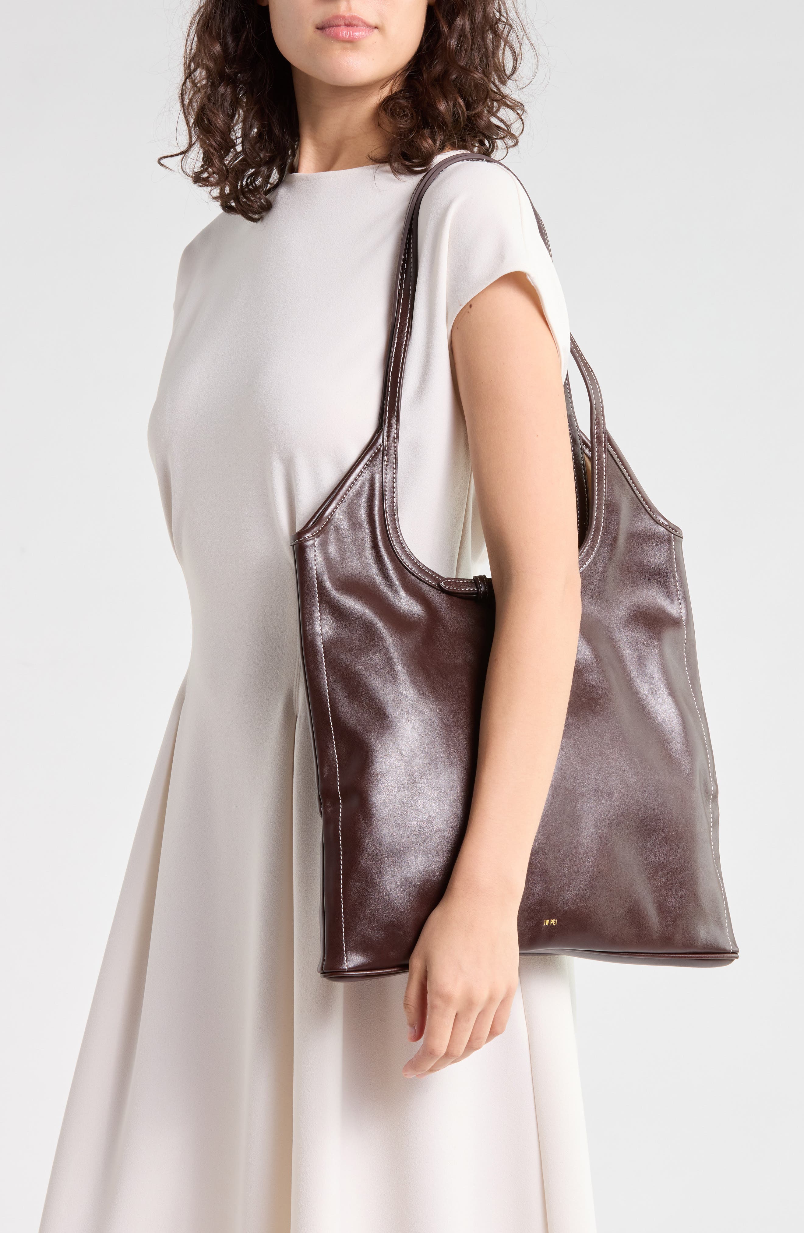 JW PEI Brooke Belted Faux Leather Tote (Women) | Nordstromrack