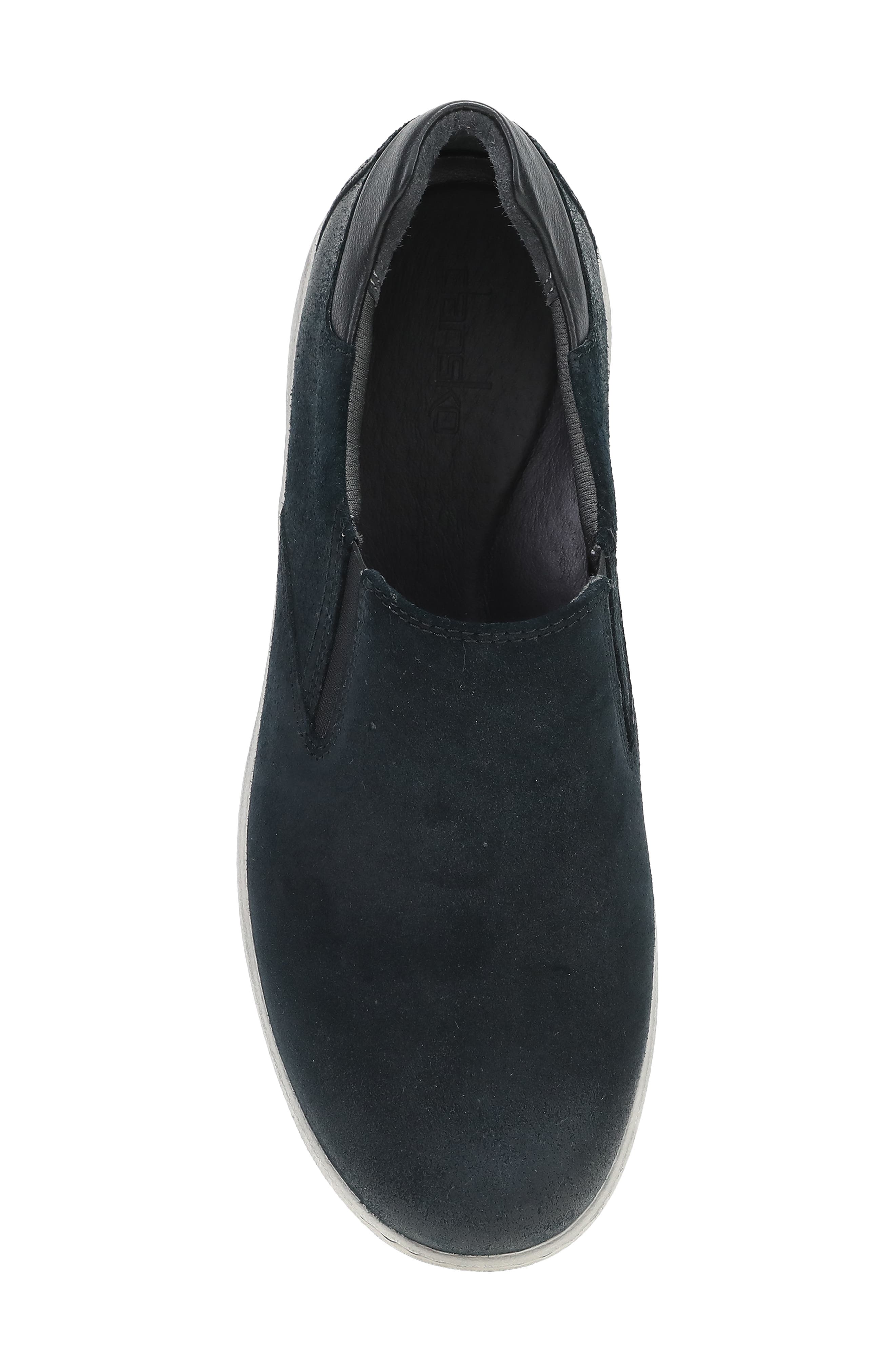 Dansko Trent Slip-On Sneaker, Alternate, color, Black