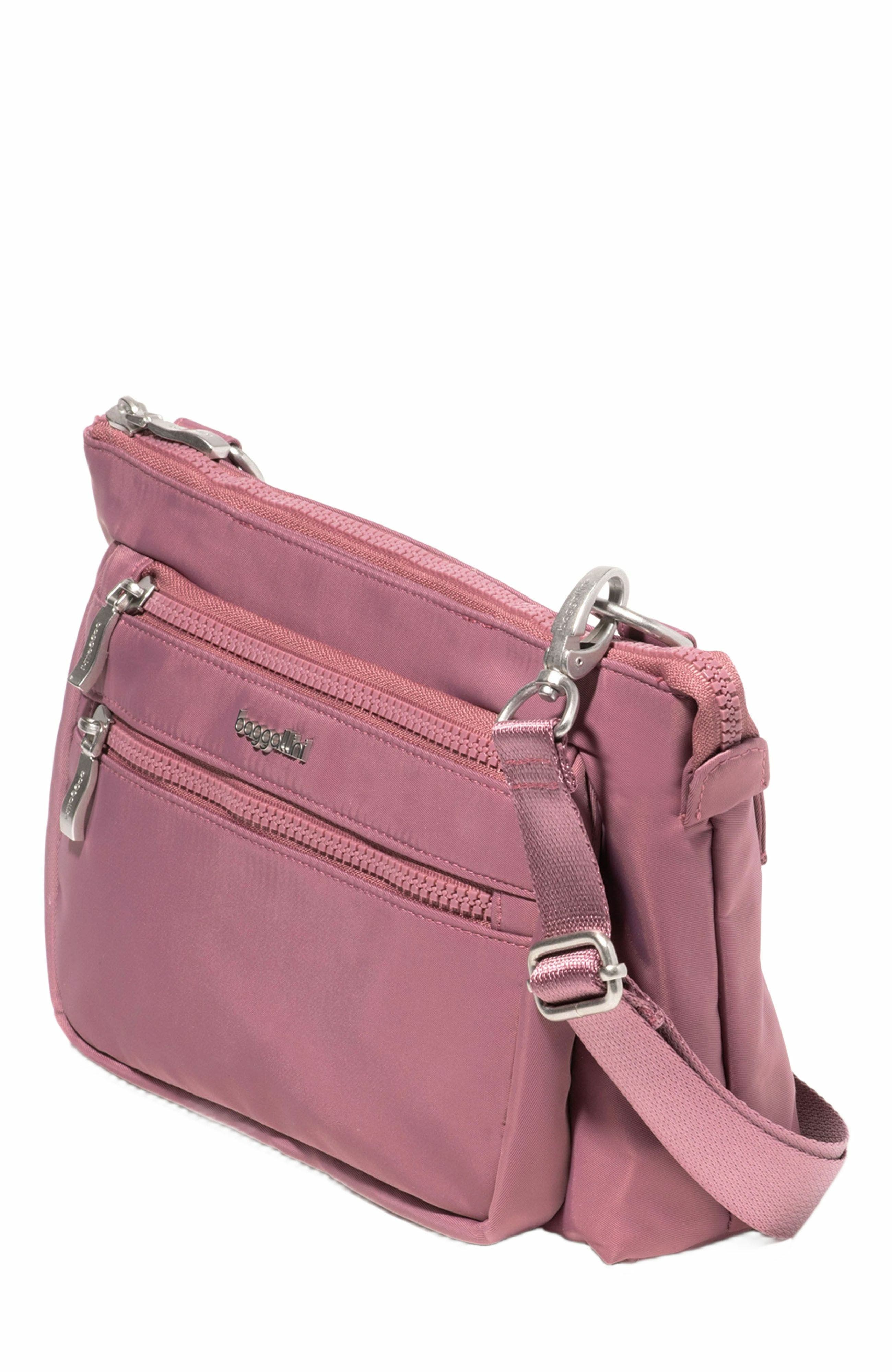 Pocket Belt Bag Convertible Crossbody Waist Pack, Alternate, color, Mauve Twill