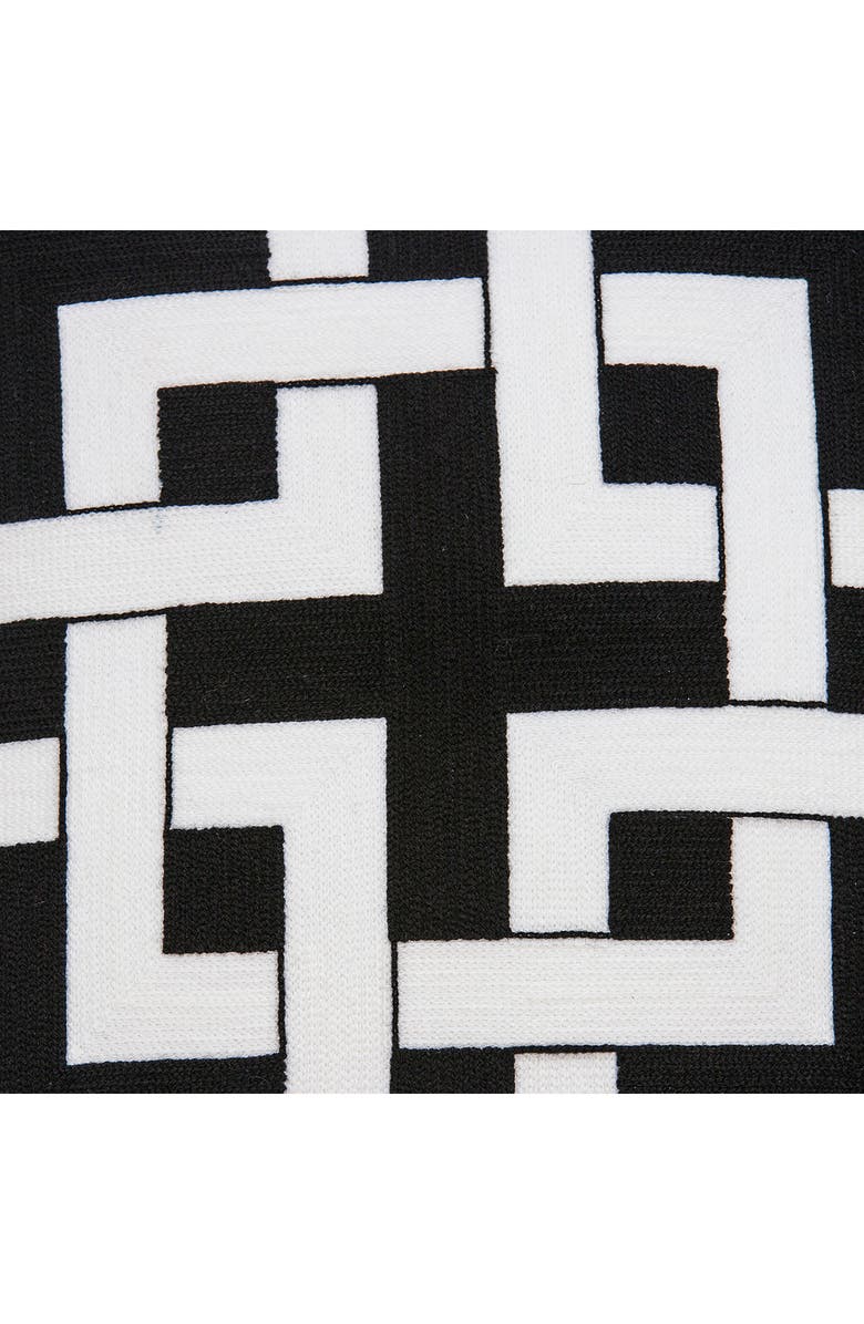 PARKLAND COLLECTION Abali Decorative Accent Pillow, Alternate, color, Black