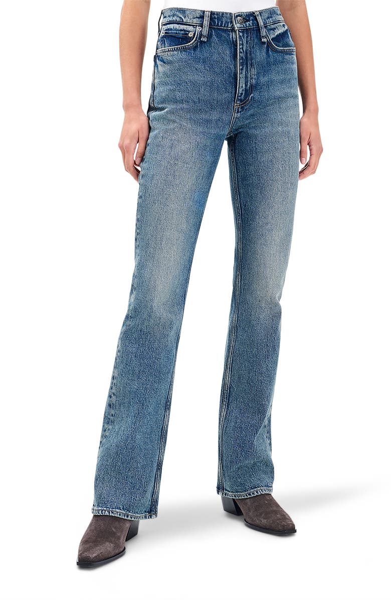 rag & bone Peyton High Waist Bootcut Jeans, Main, color, Caswell